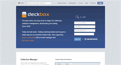 Desktop Screenshot of deckbox.org